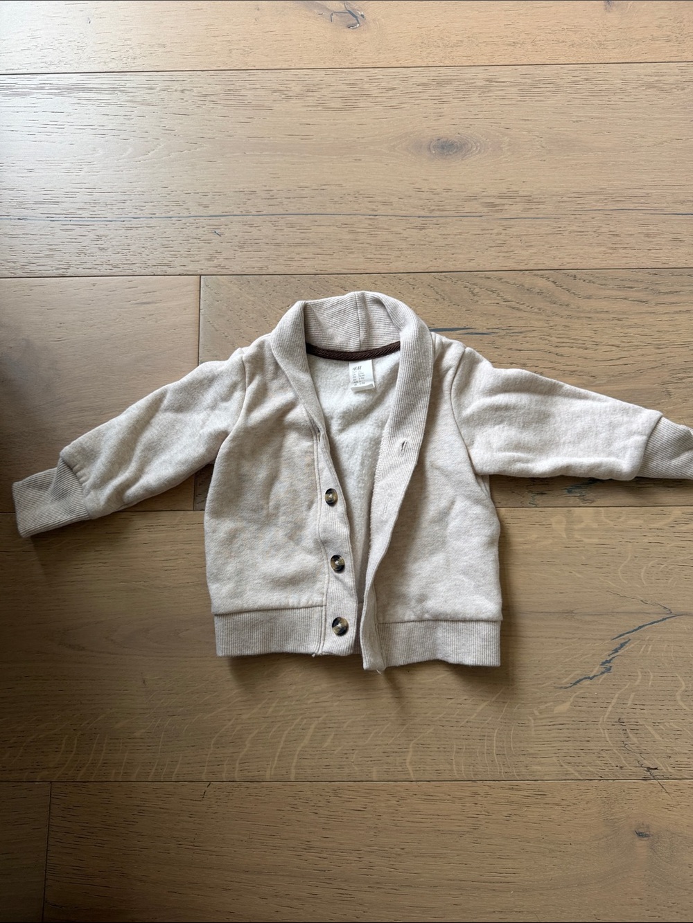 H&M Kids Shawl Collar Cardigan Sweater - Beige